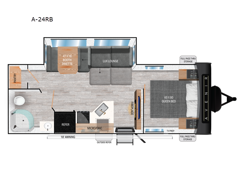 2025 Cruiser RV Avenir 24RB, $ 25,990