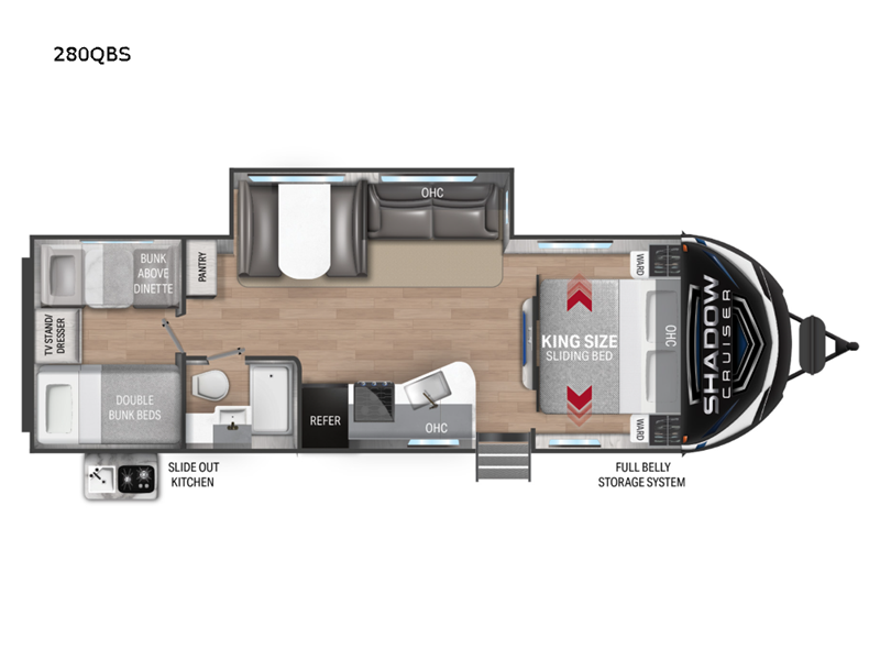 2022 Cruiser RV Shadow Cruiser SC280QBS, $ 29,990
