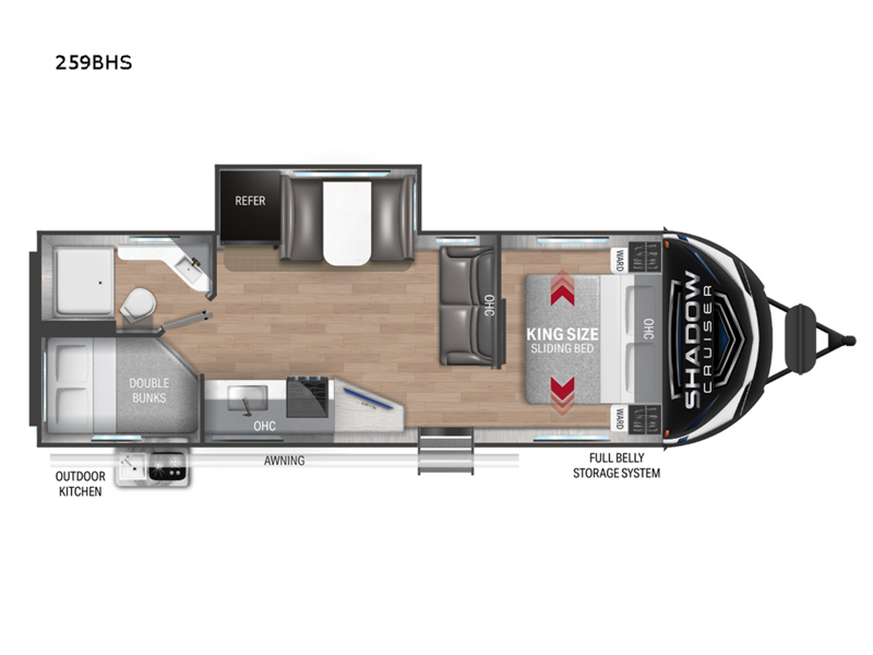 2022 Cruiser RV Shadow Cruiser SC259BHS, $ 29,990
