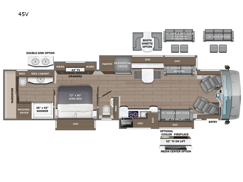 2026 Entegra Coach Cornerstone 45V, $ 998,206
