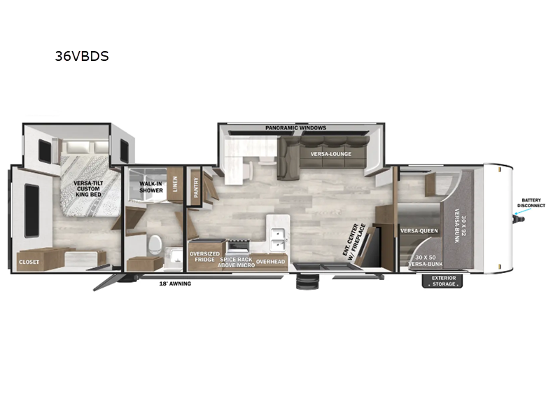 2026 Forest River Salem 36VBDS, $ 0