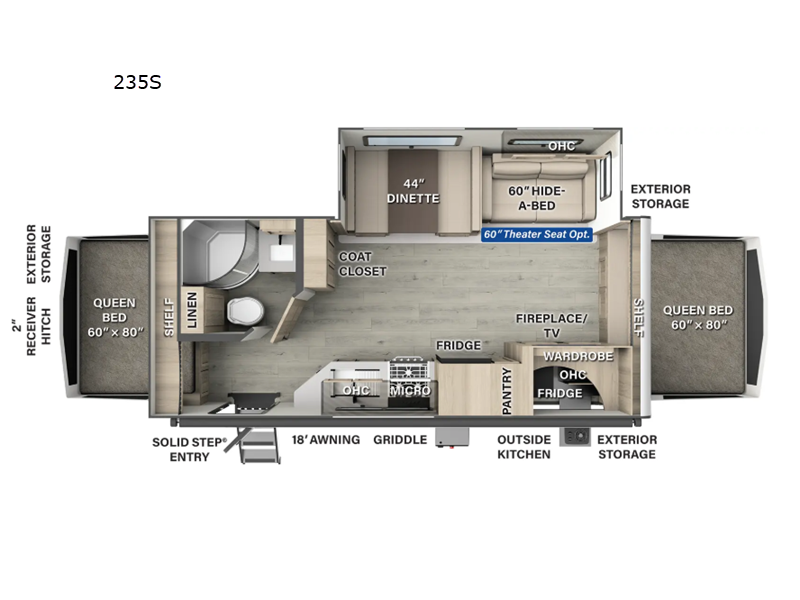 2025 Forest River Flagstaff Shamrock 235S, $ 48,221
