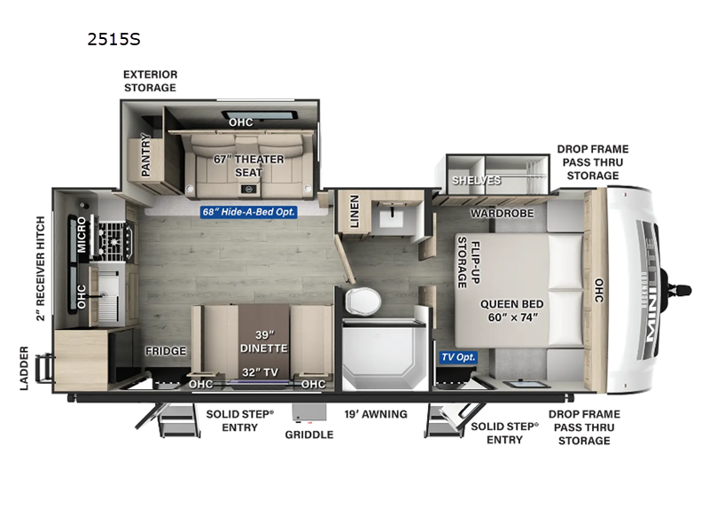 2025 Forest River Rockwood Mini Lite 2515S, $ 51,256