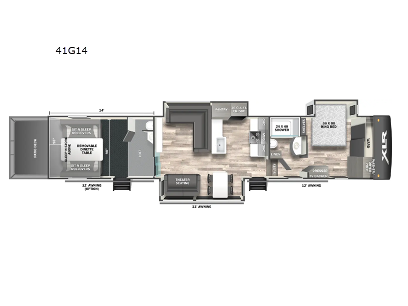 2025 Forest River XLR Nitro 41G14, $ 142,376