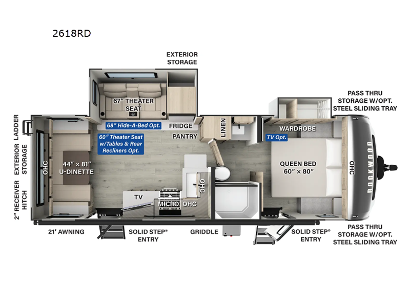 2025 Forest River Rockwood Ultra Lite 2618RD, $ 59,745