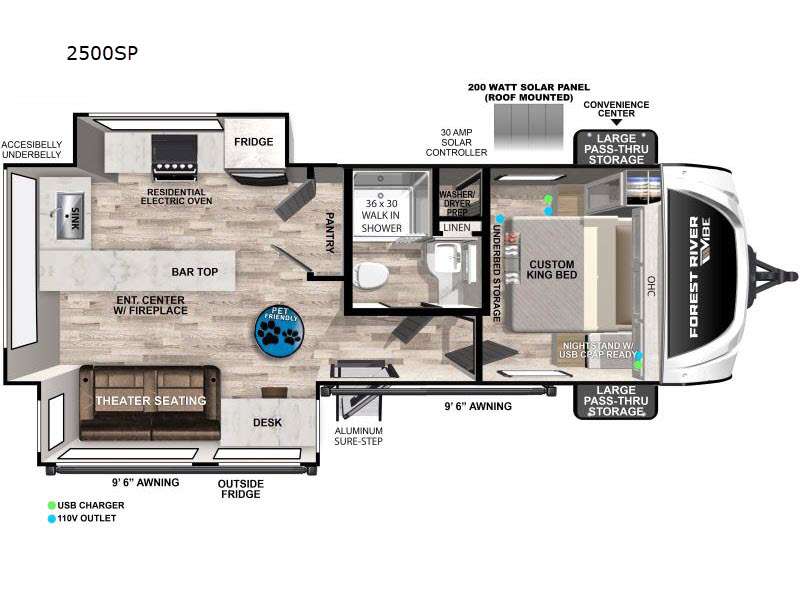 2025 Forest River Vibe 2500SP, $ 56,272
