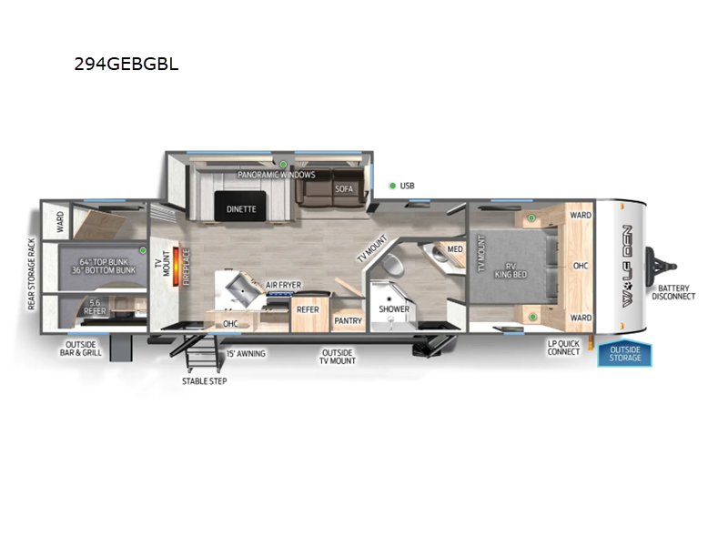 2025 Forest River Cherokee Black Label 294GEBGBL, $ 51,381
