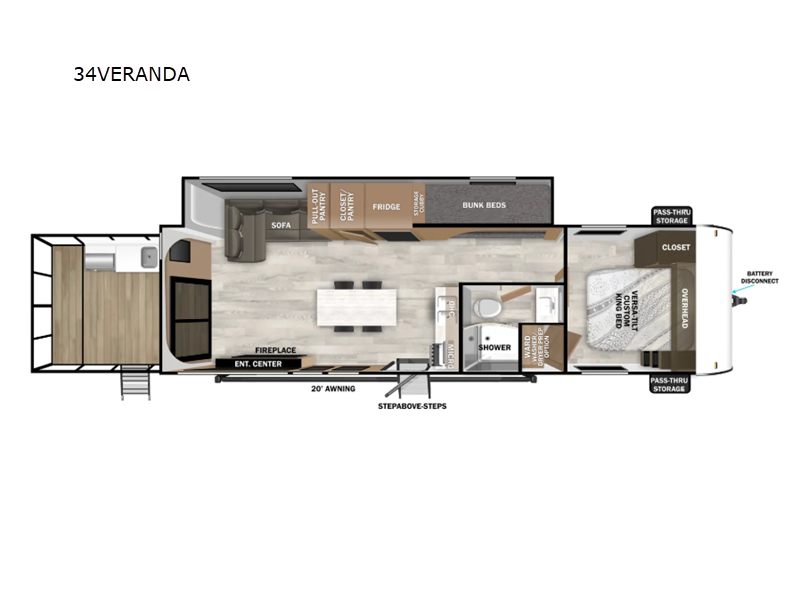 2025 Forest River Salem 34VERANDA, $ 68,745
