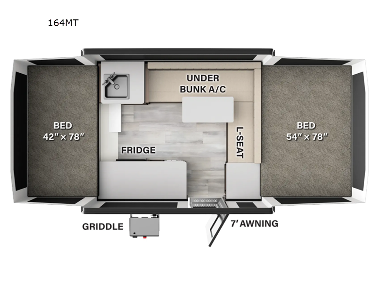 2025 Forest River Flagstaff MAC 164MT, $ 17,658