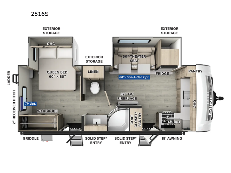 2025 Forest River Rockwood Mini Lite 2516S, $ 52,600