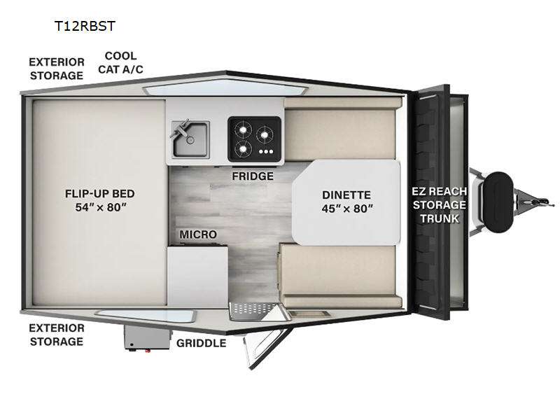 2025 Forest River Flagstaff Hard Side T12ST, $ 21,140
