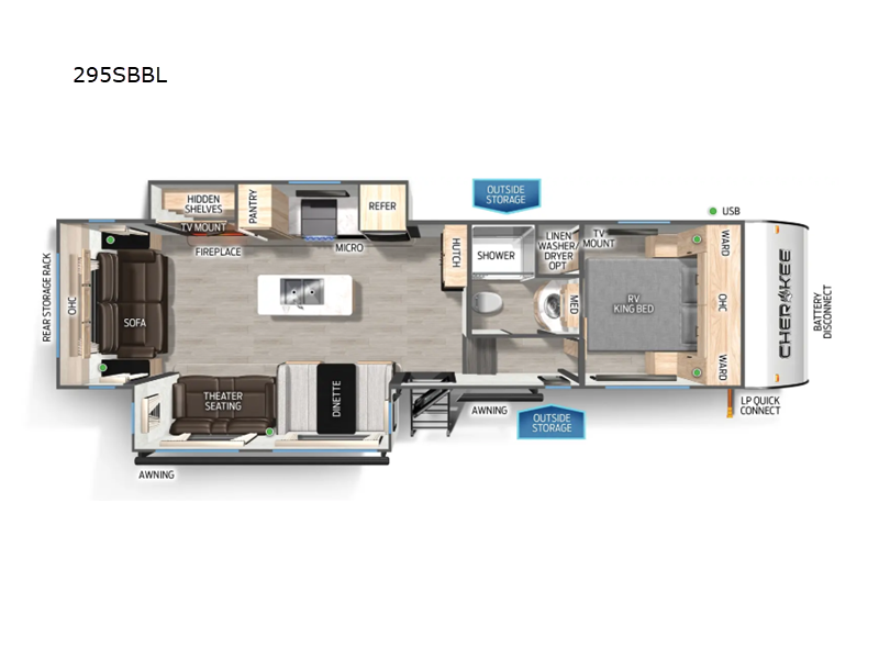 2025 Forest River Cherokee Black Label FW 295SBBL, $ 66,939