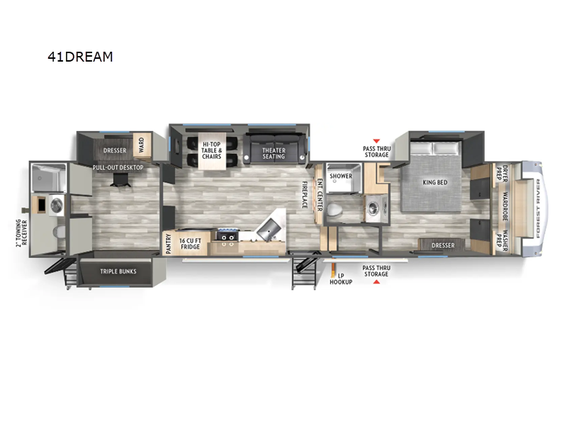 2025 Forest River Wildcat 41DREAM, $ 90,488