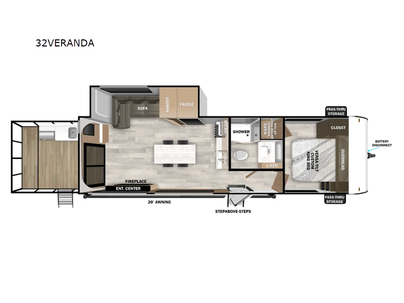 2025 Forest River Wildwood 32VERANDA, $ 58,938