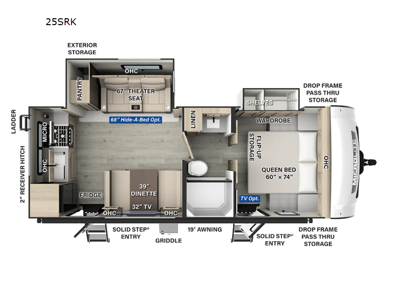 2025 Forest River Flagstaff Micro Lite 25SRK, $ 51,490