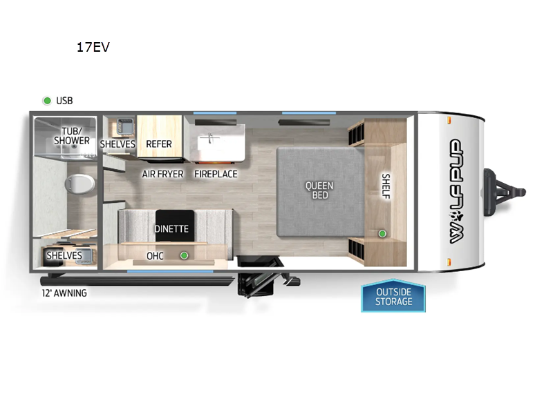 2025 Forest River Cherokee Wolf Pup 17EV, $ 25,886,050