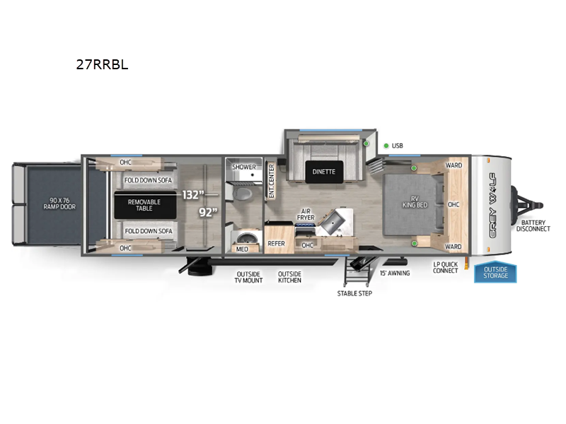 2025 Forest River Cherokee Grey Wolf Black Label 2, $ 56,266