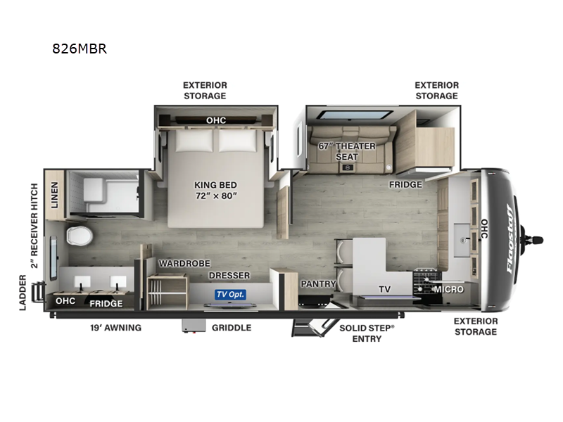 2025 Forest River Flagstaff Classic 826MBR, $ 66,205