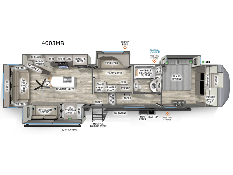 2025 Forest River Sierra 4003MB, $ 94,003