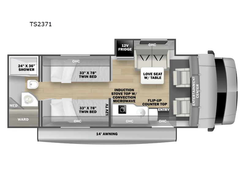 2025 Forest River Forester TS TS2371, $ 114,990
