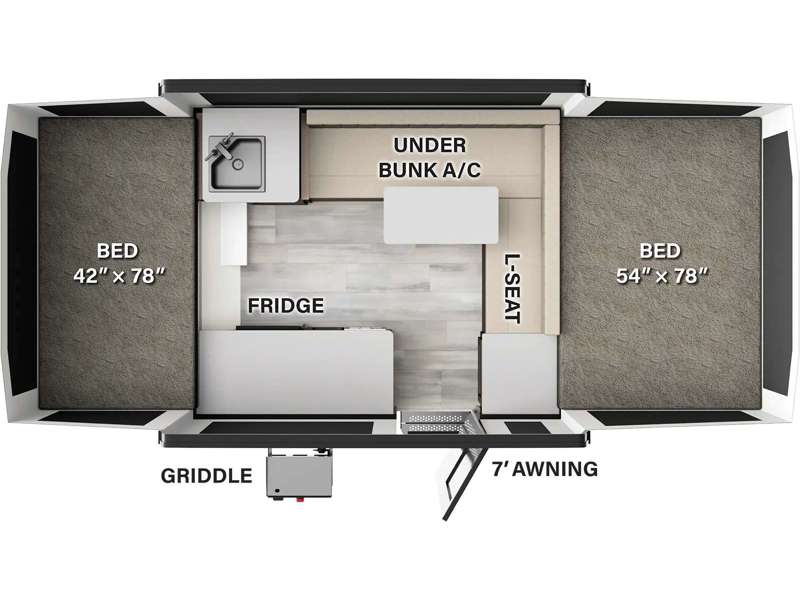 2025 Forest River Flagstaff MAC 164MT, $ 17,572