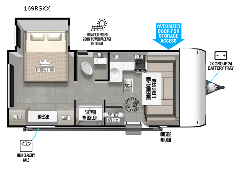 2025 Forest River Salem FSX 169RSK, $ 44,237