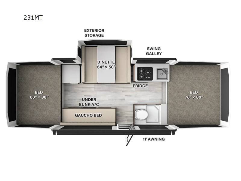 2025 Forest River Flagstaff MAC 231MT, $ 22,961