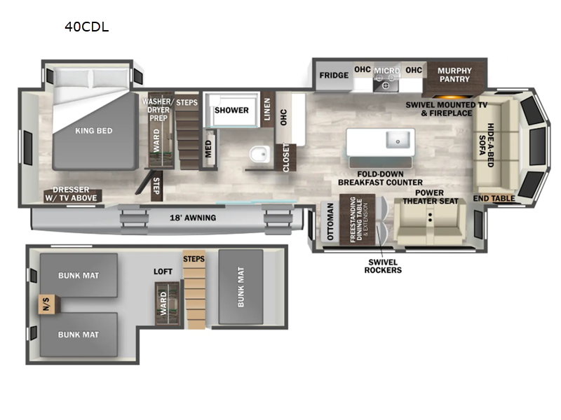 2025 Forest River Cedar Creek Cottage 40CDL, $ 114,484
