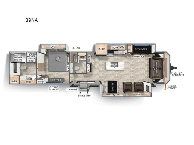 2025 Forest River Cherokee Timberwolf 39NA, $ 77,230