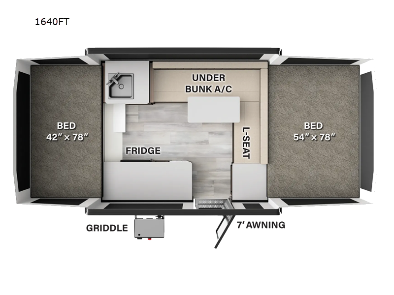 2025 Forest River Rockwood Freedom 1640FT, $ 17,647