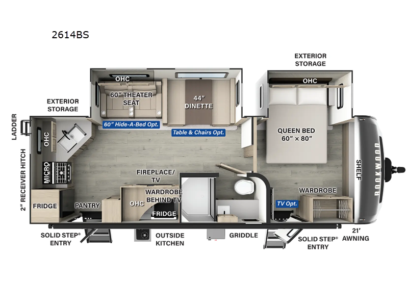 2025 Forest River Rockwood Ultra Lite 2614BS, $ 61,035