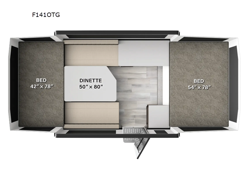 2025 Forest River Flagstaff Off The Ground F141OTG, $ 0