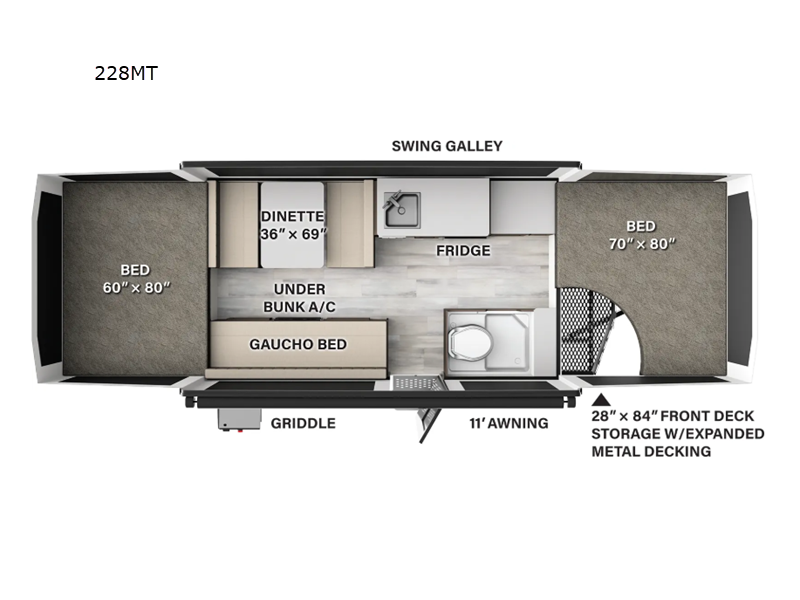 2025 Forest River Flagstaff MAC 228MT, $ 22,961