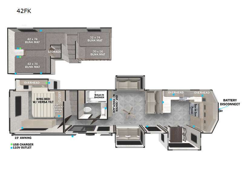 2024 Forest River Wildwood Grand Lodge 42FK, $ 72,990