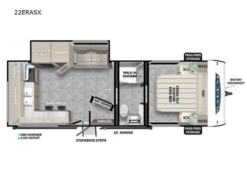 2024 Forest River Salem 22ERAS, $ 27,990