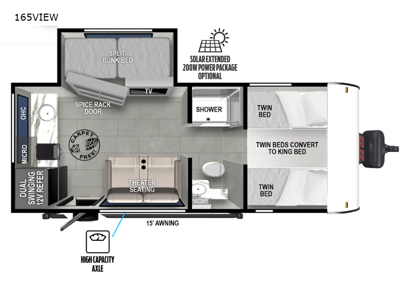 2024 Forest River Wildwood FSX 165VIEW, $ 37,714