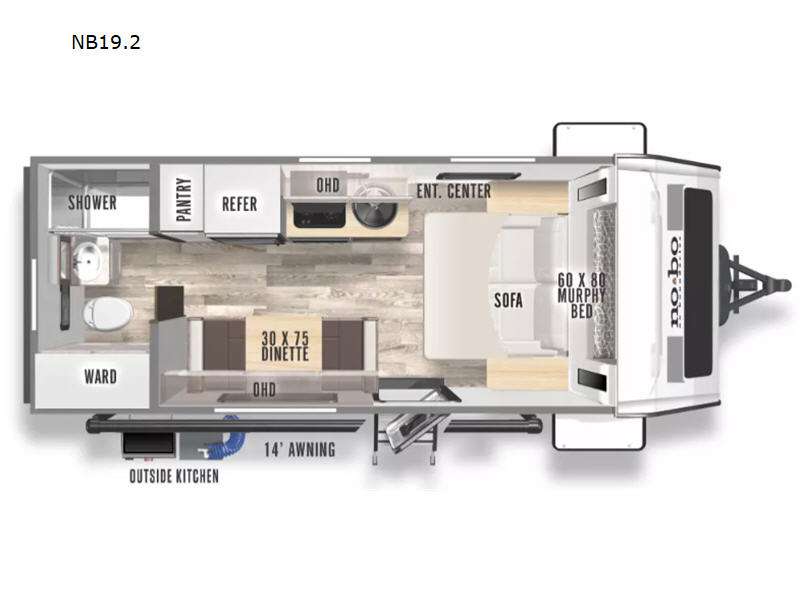 2024 Forest River No Boundaries NB19.2, $ 42,836
