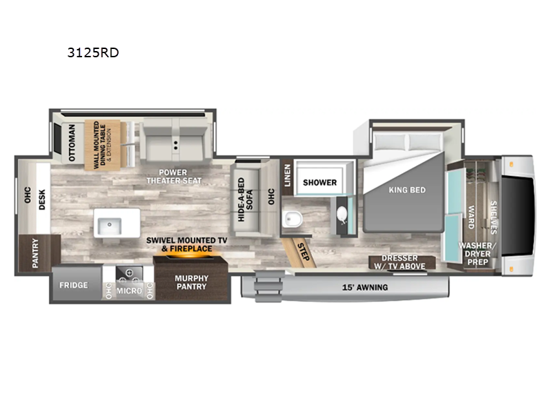 2024 Forest River Cedar Creek Experience 3125RD, $ 99,342