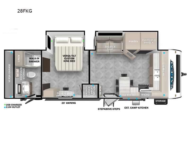 2024 Forest River Salem 28FKG, $ 34,990