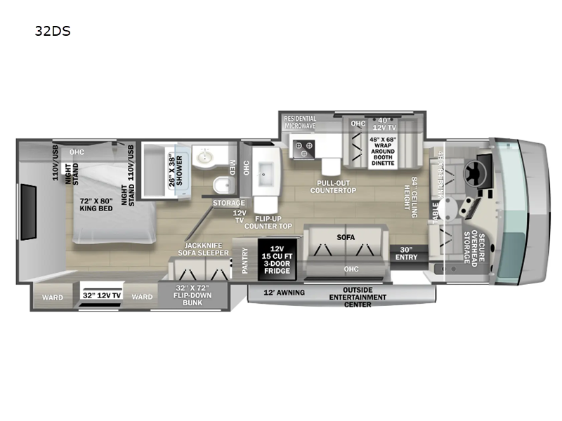 2024 Forest River FR3 32DS, $ 134,990
