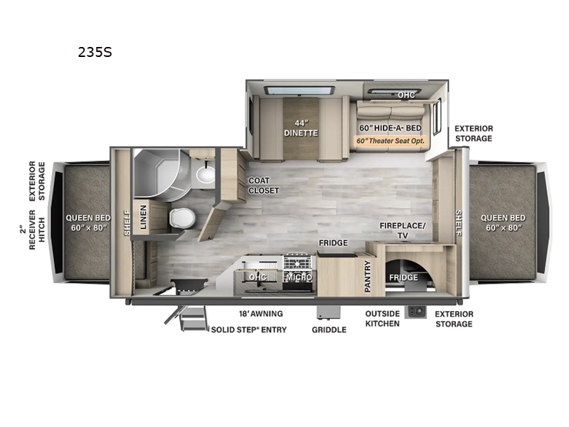 2024 Forest River Flagstaff Shamrock 235S, $ 29,990