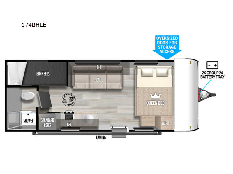 2024 Forest River Salem FSX 174BHLE, $ 13,990