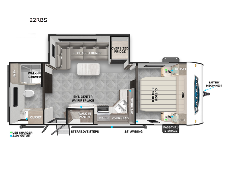 2024 Forest River Salem 22RBS, $ 26,990