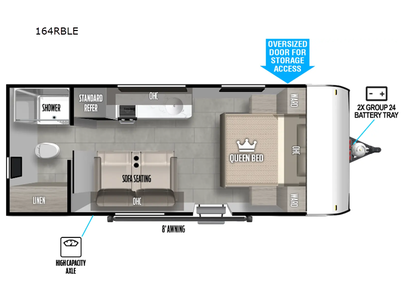 2024 Forest River Wildwood FSX 164RBLE, $ 23,185