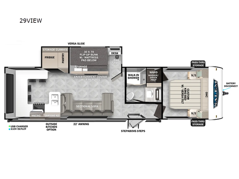 2024 Forest River Salem 29VIEW, $ 51,475