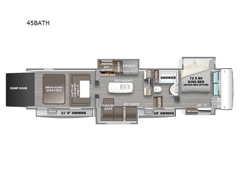 2023 Forest River Riverstone 45BATH, $ 229,338