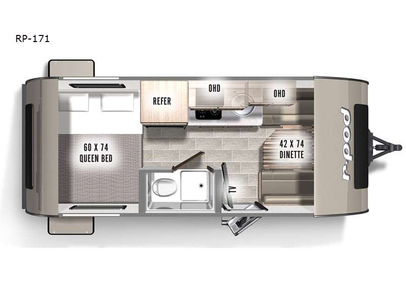 2022 Forest River R-Pod RP-171, $ 0