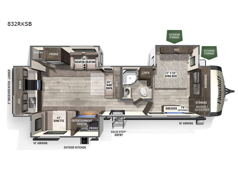 2022 Forest River Flagstaff Classic 832RKSB, $ 74,253
