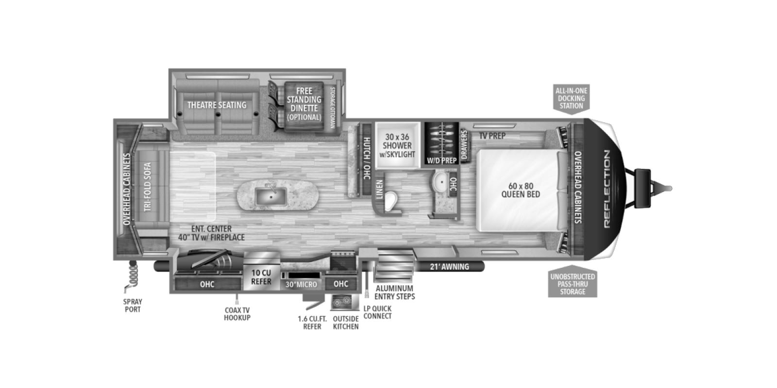 2022 Grand Design Reflection (Travel Trailer) 297R, $ 34,990