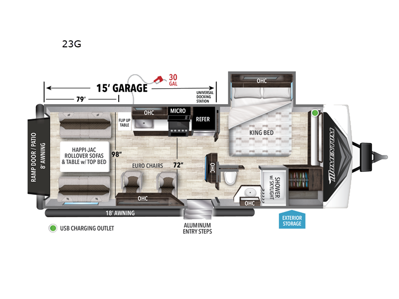 2022 Grand Design Momentum G-Class (Travel Trailer, $ 0